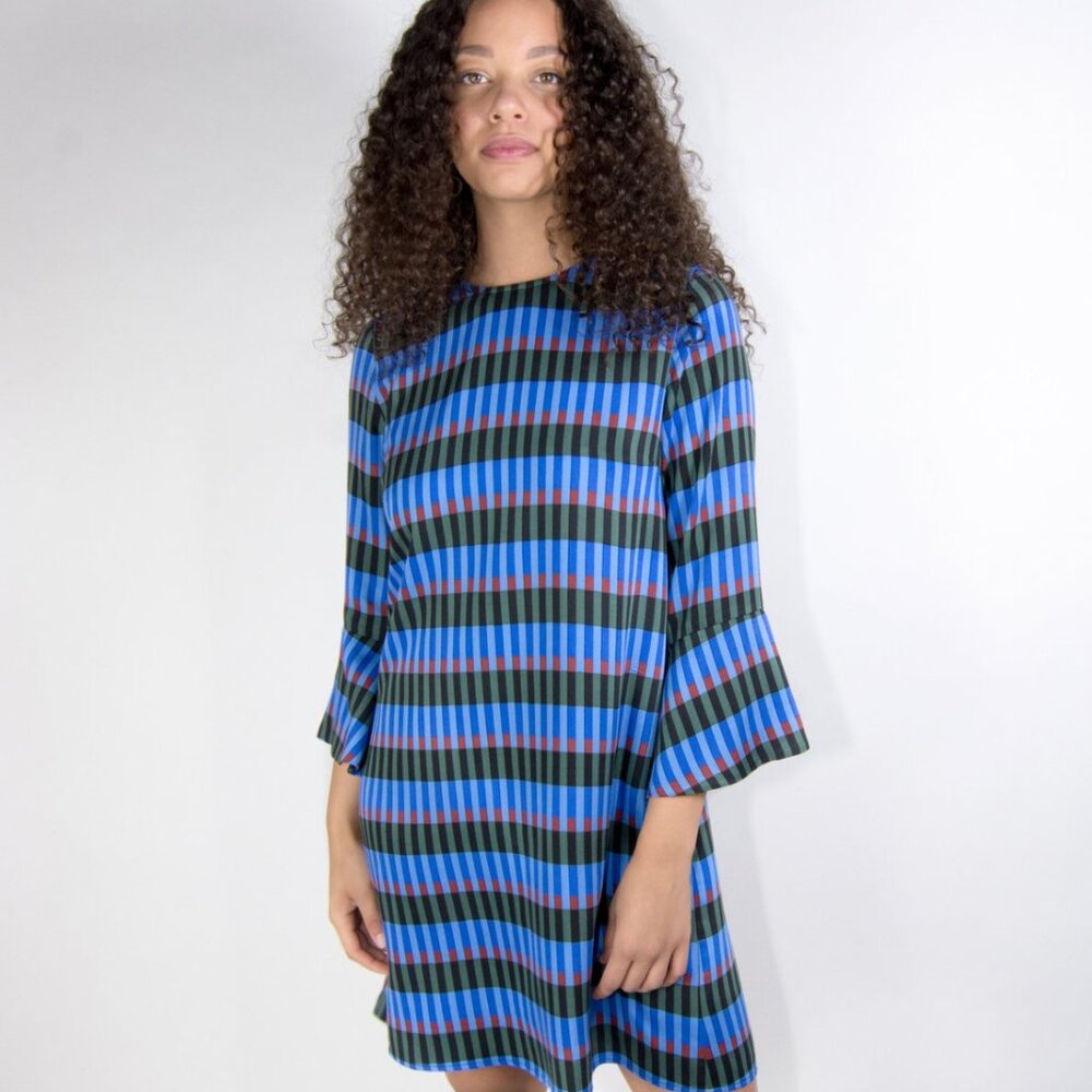 Dusen Dusen flare sleeve dress